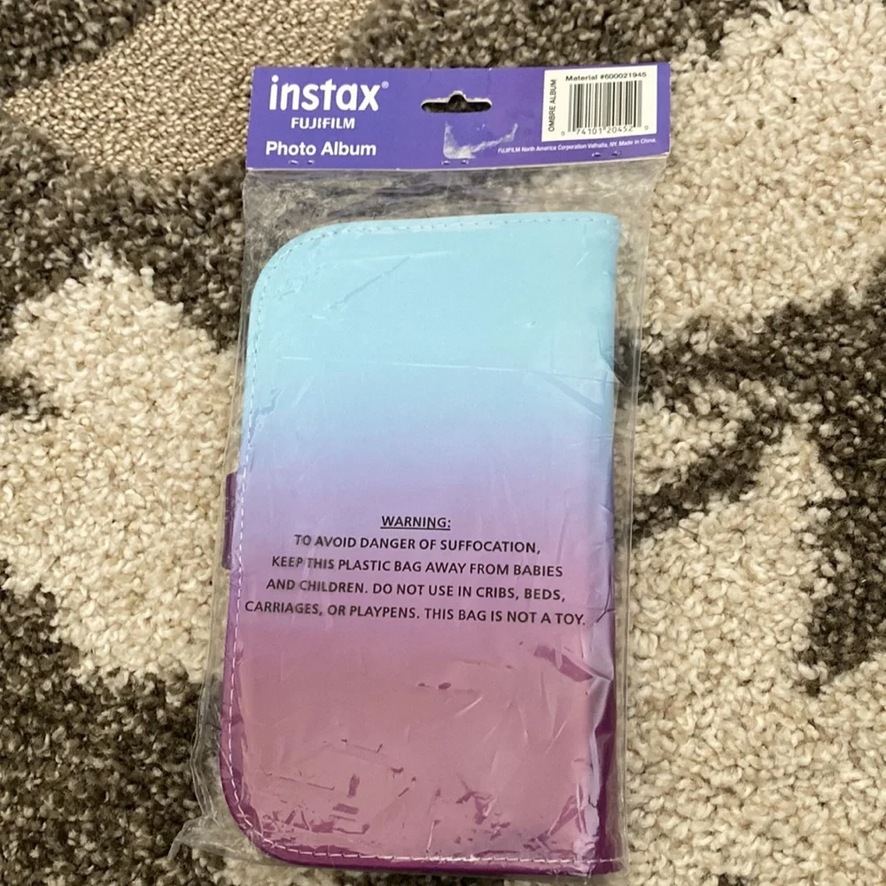 NWT. Ombré Instax Photo Album (Holds 108).